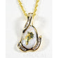 Orocal Gold Quartz Pendant with Diamonds - PDL106SD32Q-Destination Gold Detectors