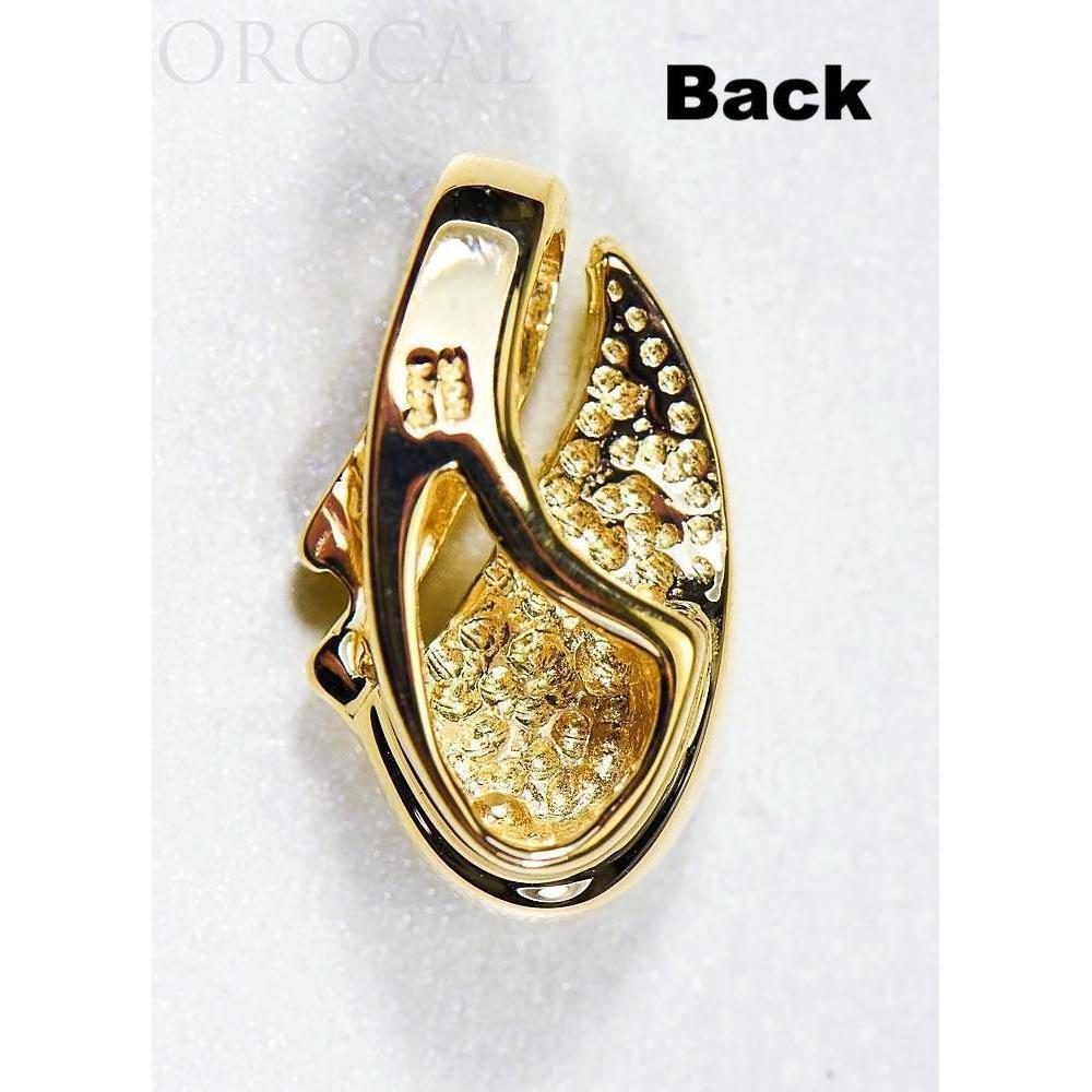 Orocal Gold Quartz Pendant with Diamonds PDL47D12QX-Destination Gold Detectors