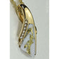 Orocal Gold Quartz Pendant with Diamonds PDL8LD15QX-Destination Gold Detectors
