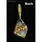 Orocal Gold Quartz Pendant with Diamonds PN1071DQ-Destination Gold Detectors