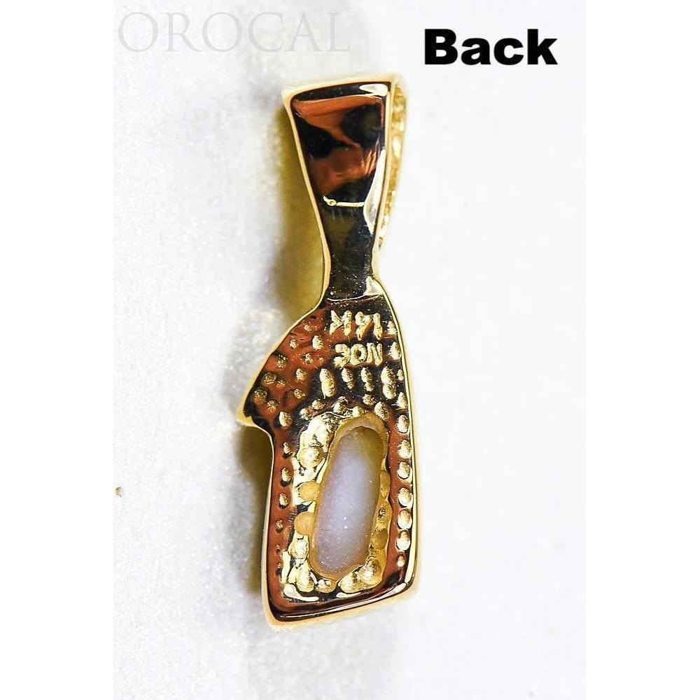 Orocal Gold Quartz Pendant with Diamonds PN1072DQ-Destination Gold Detectors