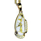 Orocal Gold Quartz Pendant with Diamonds PN1106SDQ-Destination Gold Detectors
