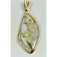 Orocal Gold Quartz Pendant with Diamonds PN1111DQ-Destination Gold Detectors