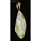Orocal Gold Quartz Pendant with Diamonds PN1111DQ-Destination Gold Detectors