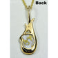 Orocal Gold Quartz Pendant with Diamonds PN377D17QX-Destination Gold Detectors