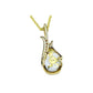 Orocal Gold Quartz Pendant with Diamonds PN377D17QX-Destination Gold Detectors