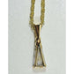 Orocal Gold Quartz Pendant with Diamonds PN642D4QX-Destination Gold Detectors