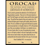 Orocal Gold Quartz Pendant with Diamonds PN642D4QX-Destination Gold Detectors