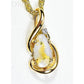 Orocal Gold Quartz Pendant with Diamonds PN784SDQX-Destination Gold Detectors