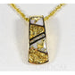 Orocal Gold Quartz Pendant with Diamonds - PN798DNQ-Destination Gold Detectors
