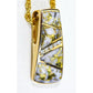 Orocal Gold Quartz Pendant with Diamonds - PN798DQX-Destination Gold Detectors