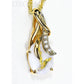 Orocal Gold Quartz Pendant with Diamonds PN820DQX-Destination Gold Detectors
