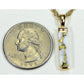 Orocal Gold Quartz Pendant with Diamonds PN894MDQ-Destination Gold Detectors