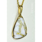 Orocal Gold Quartz Pendant with Diamonds PSC100QX-Destination Gold Detectors