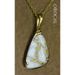 Orocal Gold Quartz Pendant with Diamonds PSC100QX-Destination Gold Detectors
