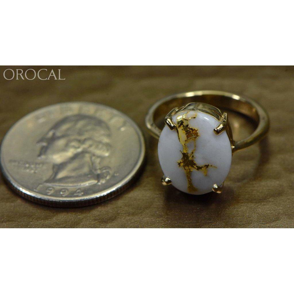Orocal Gold Quartz Ring RL1007Q-Destination Gold Detectors