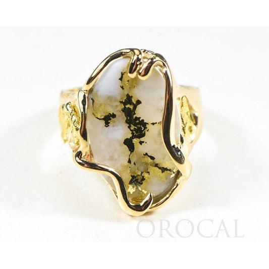 Orocal Gold Quartz Ring - RL232XLQ-Destination Gold Detectors