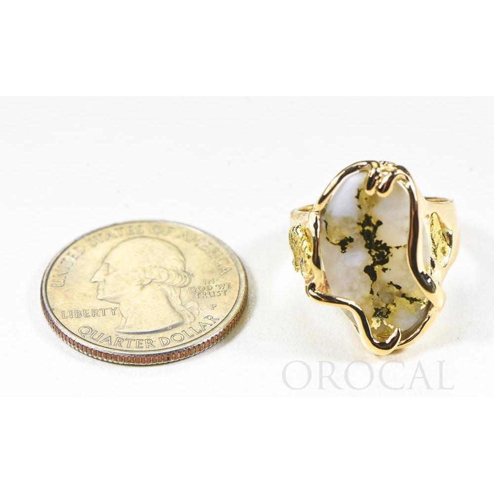 Orocal Gold Quartz Ring - RL232XLQ-Destination Gold Detectors