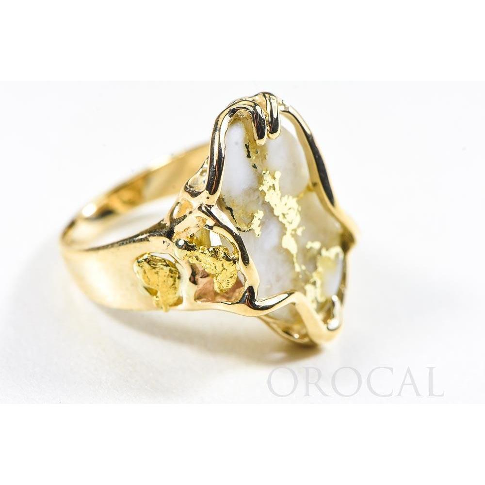 Orocal Gold Quartz Ring - RL232XLQ-Destination Gold Detectors