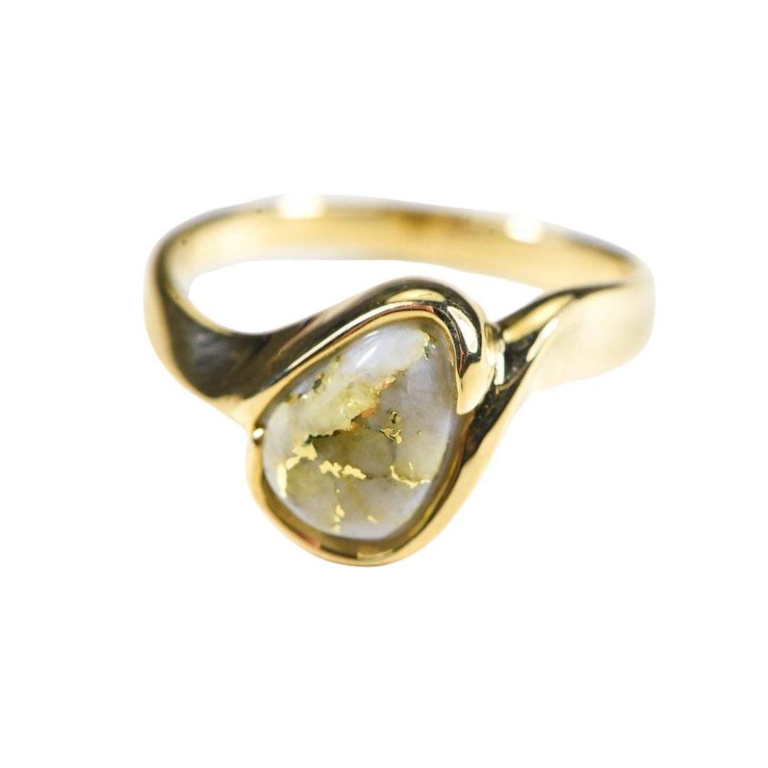 Orocal Gold Quartz Ring RL637Q-Destination Gold Detectors