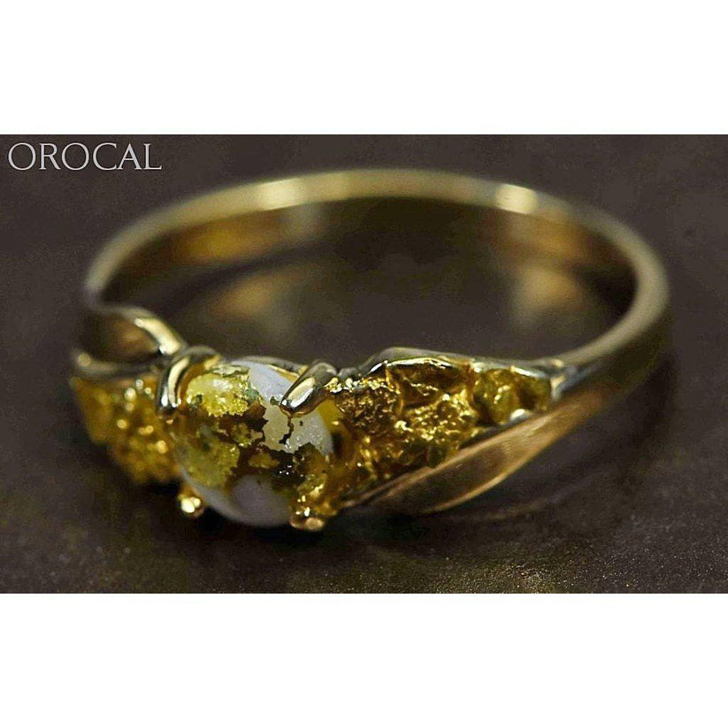 Orocal Gold Quartz Ring RLDL14Q6MM – Destination Gold Detectors LLC