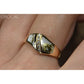 Orocal Gold Quartz Ring with Diamonds RL1064DQ-Destination Gold Detectors