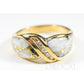 Orocal Gold Quartz Ring with Diamonds RL782D15Q-Destination Gold Detectors