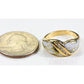Orocal Gold Quartz Ring with Diamonds RL782D15Q-Destination Gold Detectors