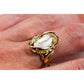 Orocal Gold Quartz Ring with Diamonds RL784DQ-Destination Gold Detectors