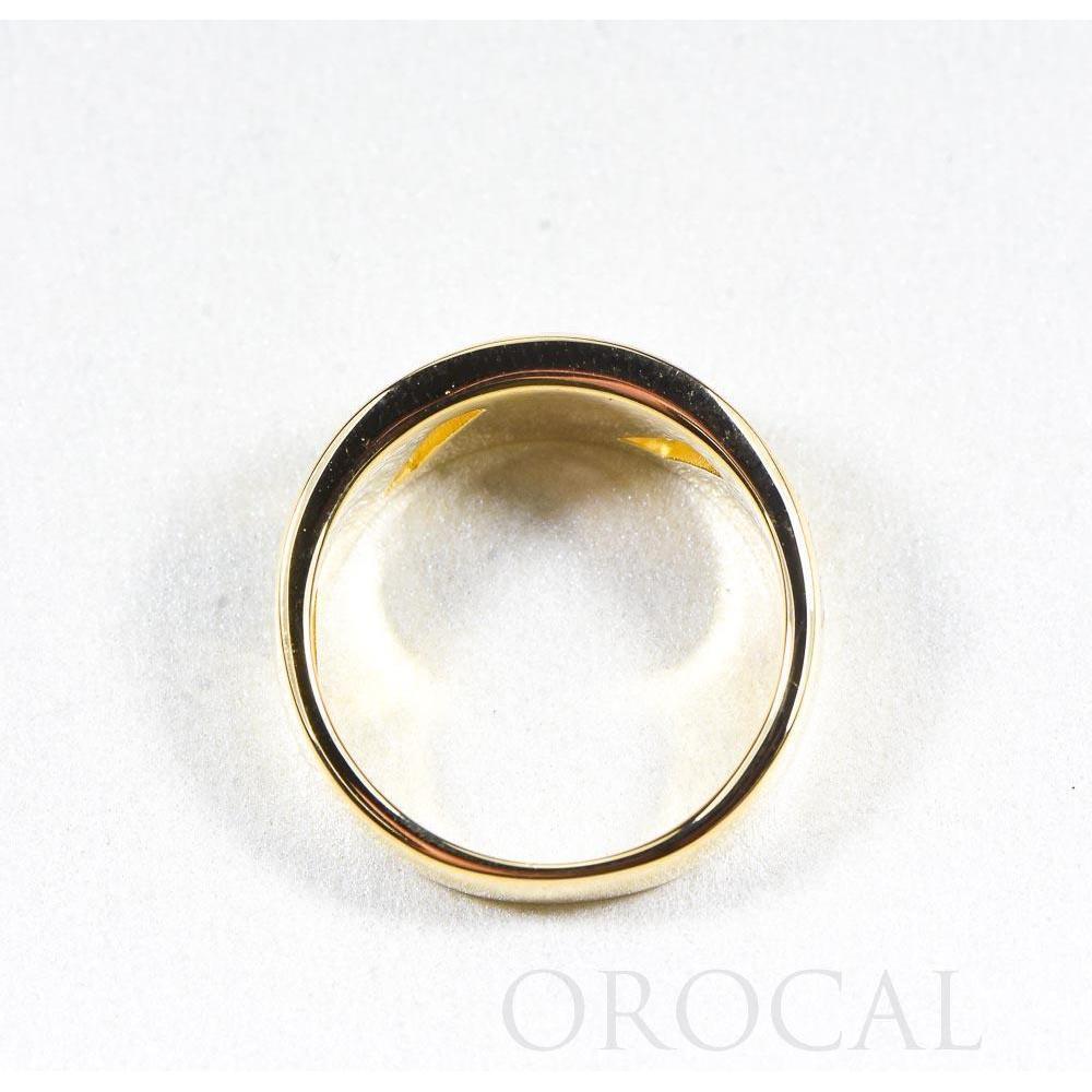 Orocal Gold Quartz Ring with Diamonds RL968D18NQ-Destination Gold Detectors