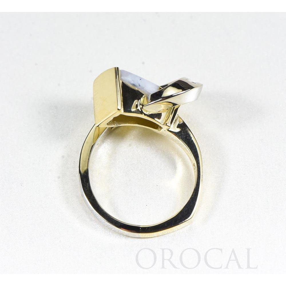 Orocal Gold Quartz Ring with Diamonds RLDL34D30Q-Destination Gold Detectors