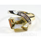Orocal Gold Quartz Ring with Diamonds RLDL34SDQ-Destination Gold Detectors