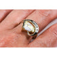 Orocal Gold Quartz Ring with Diamonds RLDL34SDQ-Destination Gold Detectors