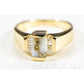 Orocal Gold Quartz Ring with Diamonds RLDL50D12Q-Destination Gold Detectors