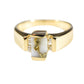Orocal Gold Quartz Ring with Diamonds RLDL50D12Q-Destination Gold Detectors