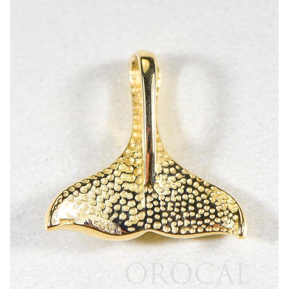 Orocal Gold Quartz Whales Tail Pendant PDLWT113Q-Destination Gold Detectors