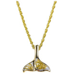Orocal Gold Quartz Whales Tail Pendant PDLWT113Q-Destination Gold Detectors