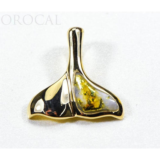 Orocal Gold Quartz Whales Tail Pendant PDLWT12QX-Destination Gold Detectors