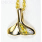Orocal Gold Quartz Whales Tail Pendant PDLWT12QX-Destination Gold Detectors