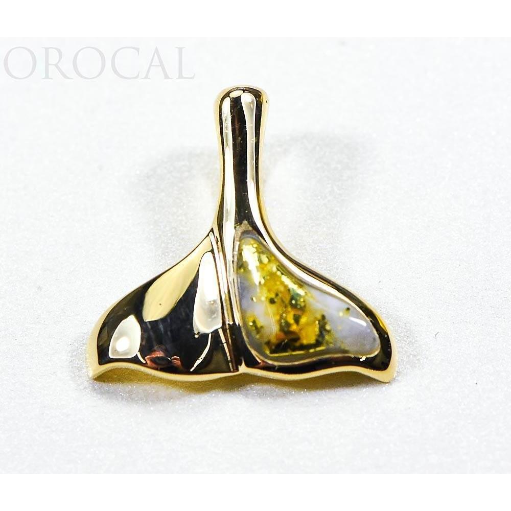 Orocal Gold Quartz Whales Tail Pendant PDLWT12QX-Destination Gold Detectors