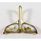 Orocal Gold Quartz Whales Tail Pendant PDLWT8HMQX-Destination Gold Detectors