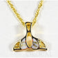 Orocal Gold Quartz Whales Tail Pendant PWT21NQ-Destination Gold Detectors