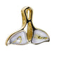 Orocal Gold Quartz Whales Tail Pendant PWT24HQ-Destination Gold Detectors