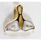 Orocal Gold Quartz Whales Tail Pendant PWT24HQ-Destination Gold Detectors