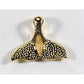 Orocal Gold Quartz Whales Tail Pendant PWT25NQX-Destination Gold Detectors