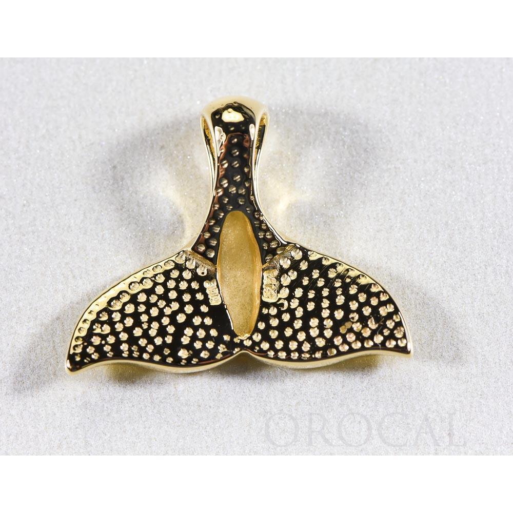 Orocal Gold Quartz Whales Tail Pendant PWT25NQX-Destination Gold Detectors
