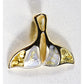 Orocal Gold Quartz Whales Tail Pendant PWT25NQX-Destination Gold Detectors