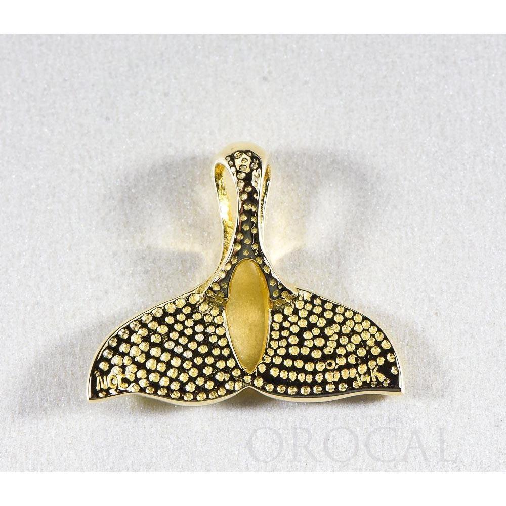 Orocal Gold Quartz Whales Tail Pendant PWT26NQX-Destination Gold Detectors