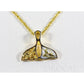 Orocal Gold Quartz Whales Tail Pendant PWT26NQX-Destination Gold Detectors