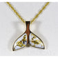 Orocal Gold Quartz Whales Tail Pendant PWT35HQX-Destination Gold Detectors
